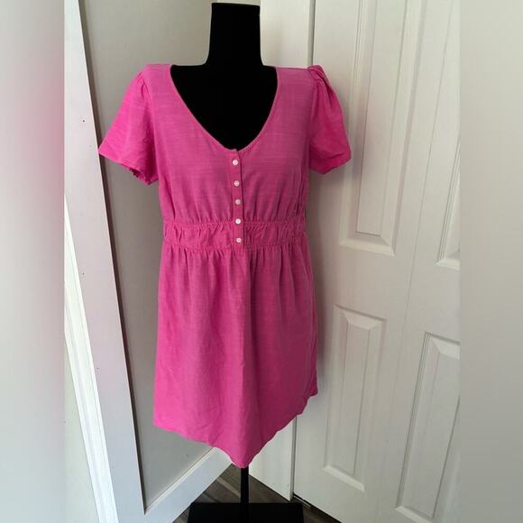 Pink Ingrid and Isabel Maternity Short Sleeve Dress Size Small cotton, rayon. - Picture 1 of 5